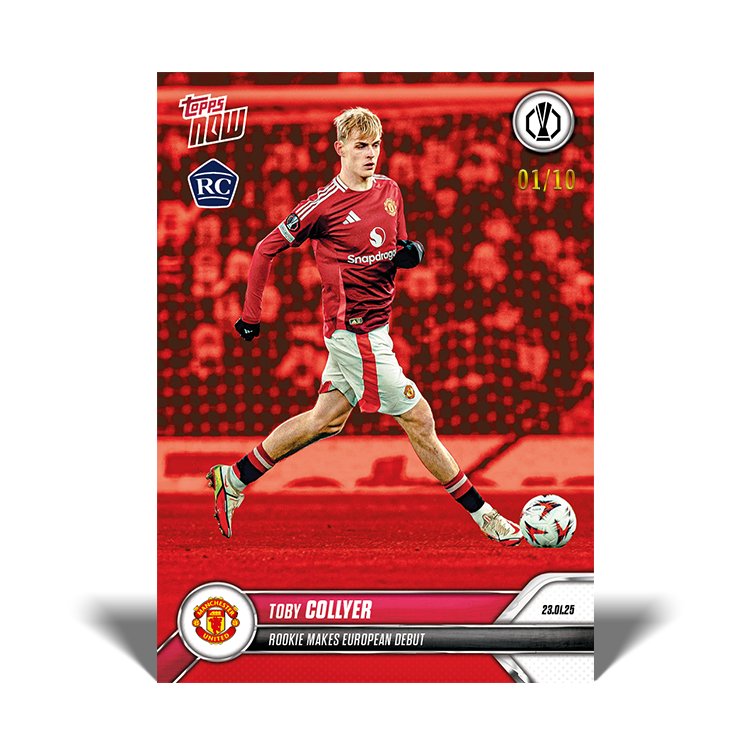 Toby Collyer - Rookie makes European debut - 24/25 UEL Topps NOW Card 11 - PR: 614 - Image 3