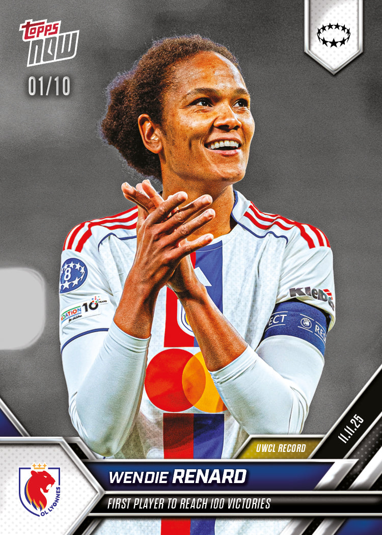 Wendie Renard - 2025-26 UWCL Topps NOW - Card 5 - PR: 155 - Image 4