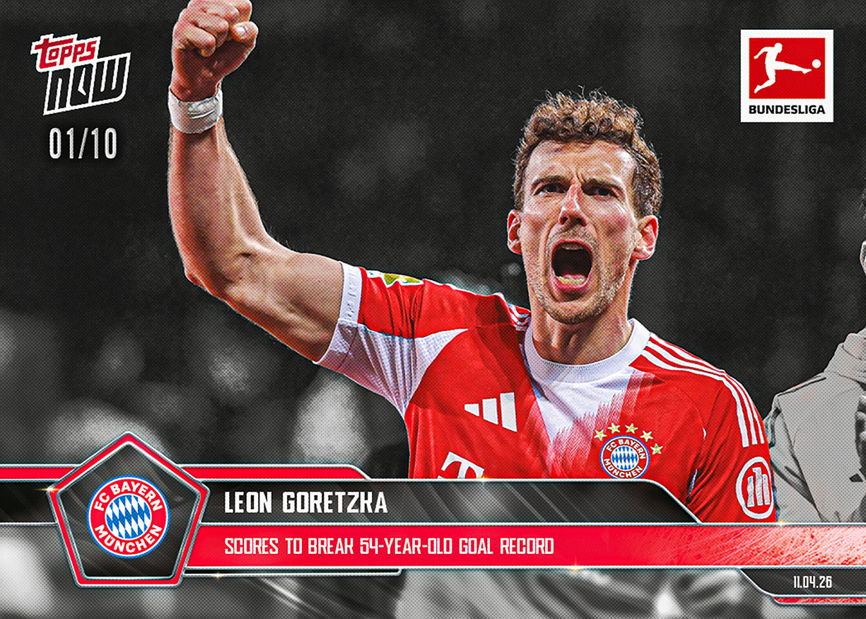 Leon Goretzka - 2025-26 Bundesliga Topps NOW - Card 167 - PR: 491 - Image 4