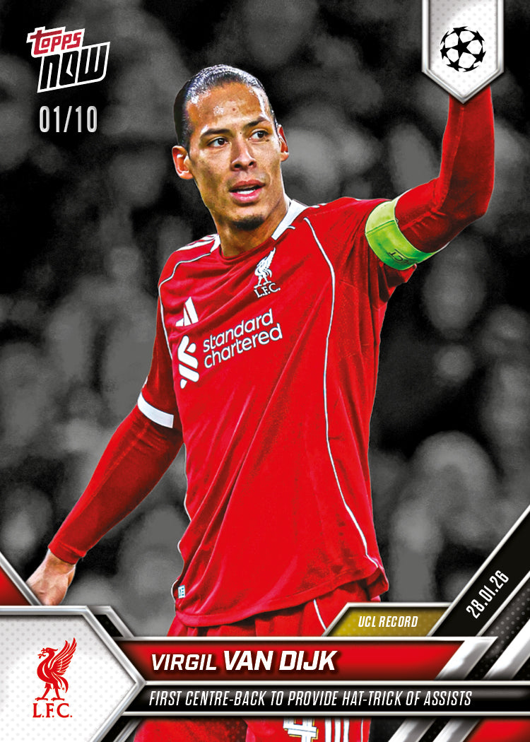 Virgil van Dijk - 2025-26 UCL Topps NOW - Card 82 - PR: 751 - Image 4