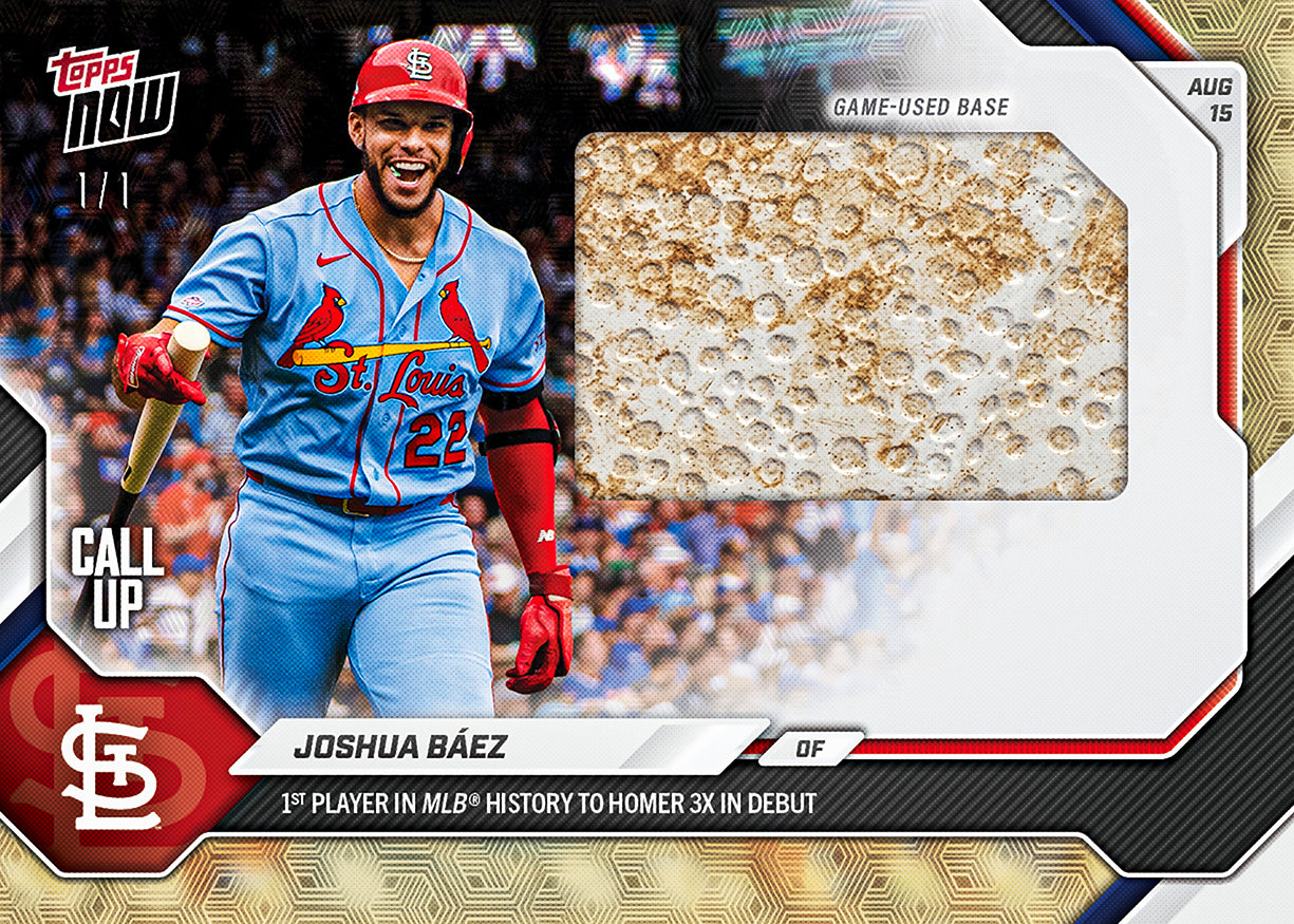 Joshua Báez - 2026 MLB Topps NOW - Card 555 - PR: 45868 - Image 2