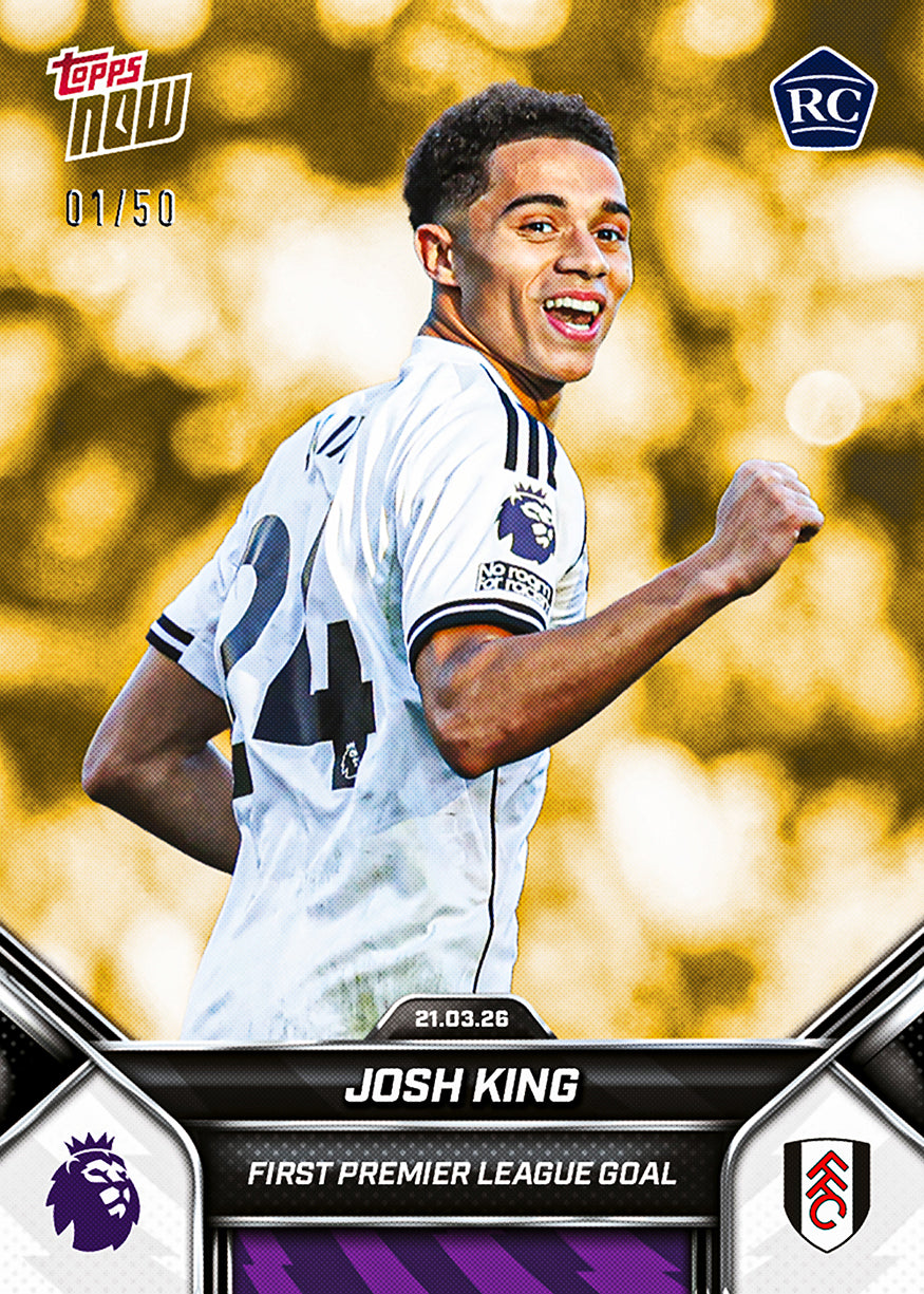 Josh King - 2025-26 Premier League Topps NOW - Card 162 - PR: 906 - Image 6