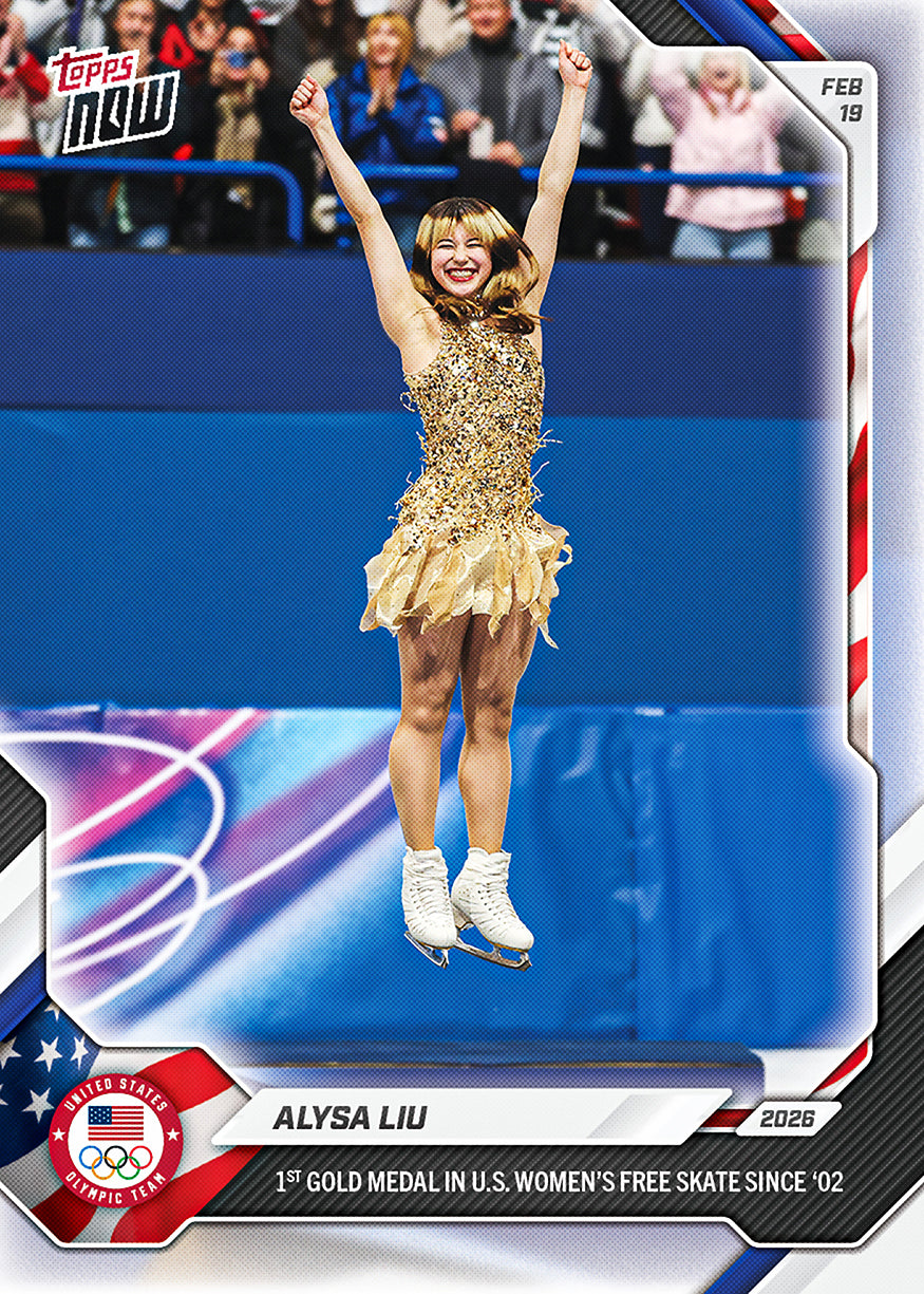 Alysa Liu - 2026 Olympics Topps NOW - Card 16 - PR: 22654 - Image 3