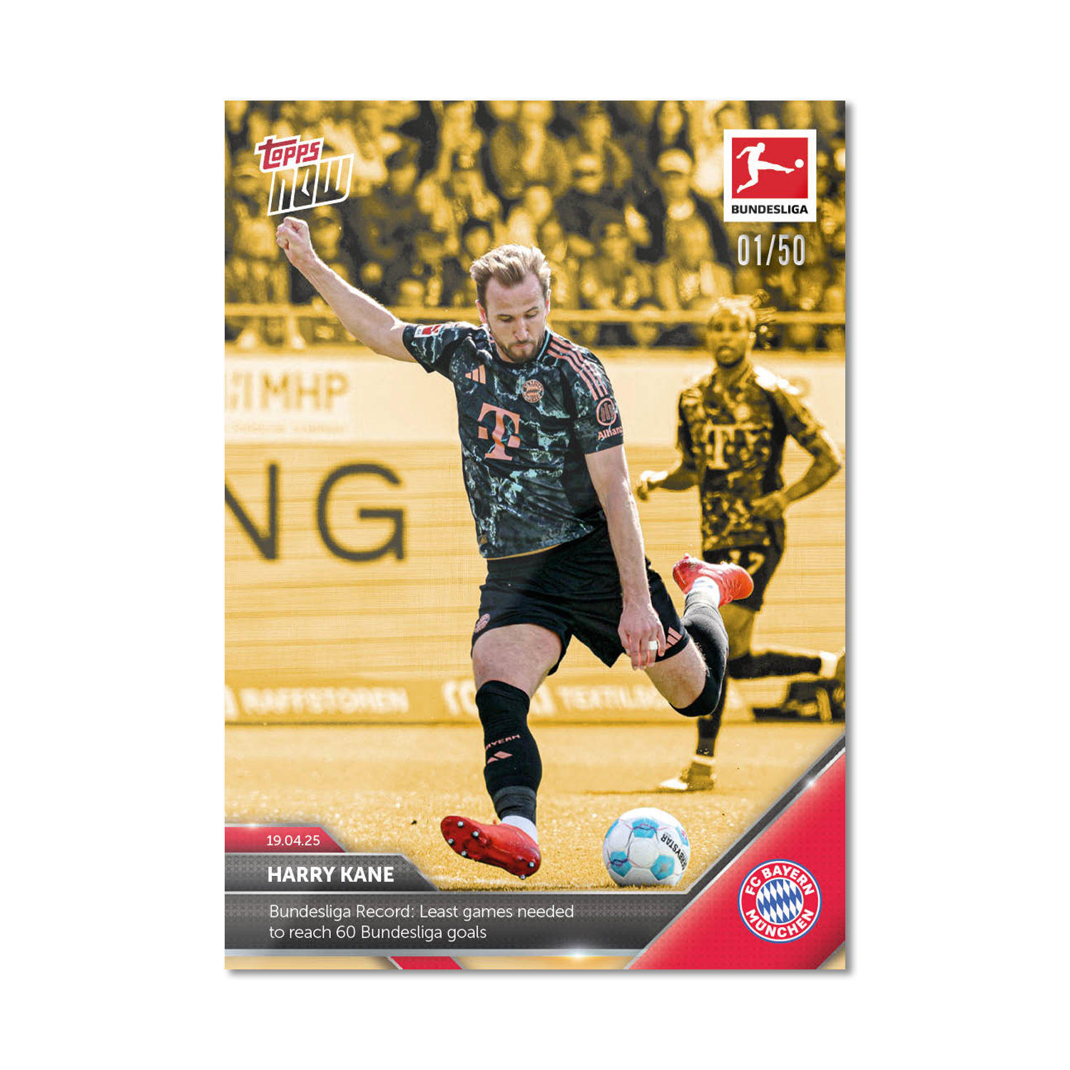 Harry Kane - 2024-25 Bundesliga Topps NOW Card 167 - PR: 1390 - Image 7