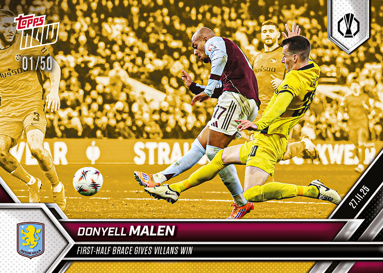 Donyell Malen - 2025-26 UEL Topps NOW - Card 10 - PR: 102 - Image 6