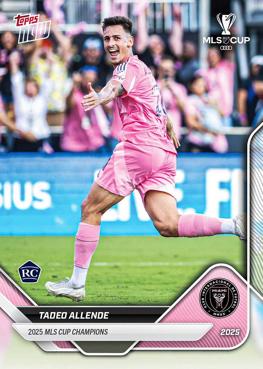 2025 MLS Cup - Inter Miami CF - MLS Topps NOW 8 Card Team Set - PR: 4115 - Image 3