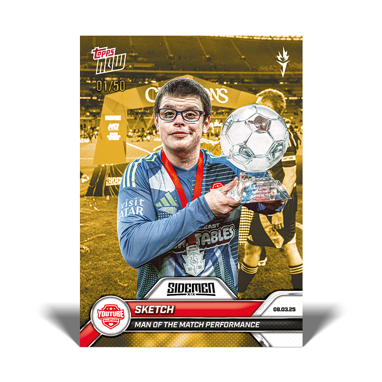 Sketch - 2025 Sidemen Charity Match Topps NOW Card 10 - PR: 493 - Image 6