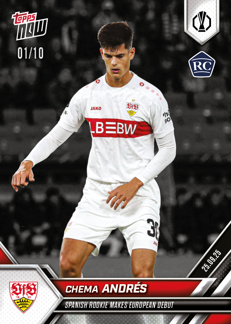 Chema Andrés - 2025-26 UEL Topps NOW Card 3 - PR: 314 - Image 4