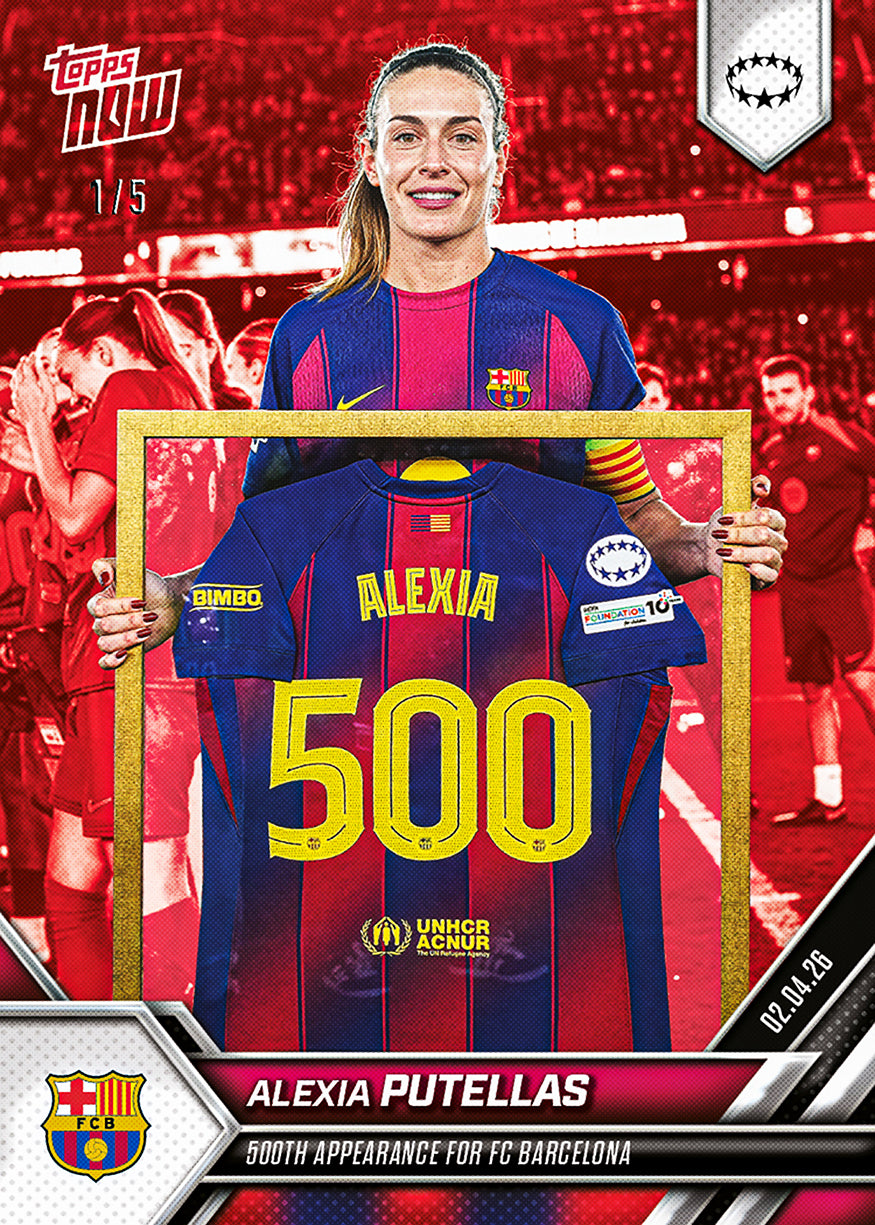 Alexia Putellas - 2025-26 UWCL Topps NOW - Card 26 - PR: 2080 - Image 4
