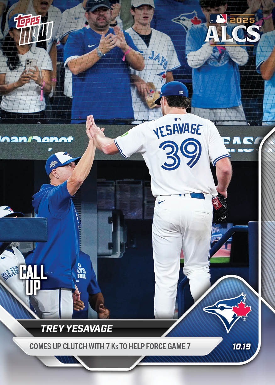 Trey Yesavage - 2025 MLB Topps NOW - Card 887 - PR: 1573 - Image 2