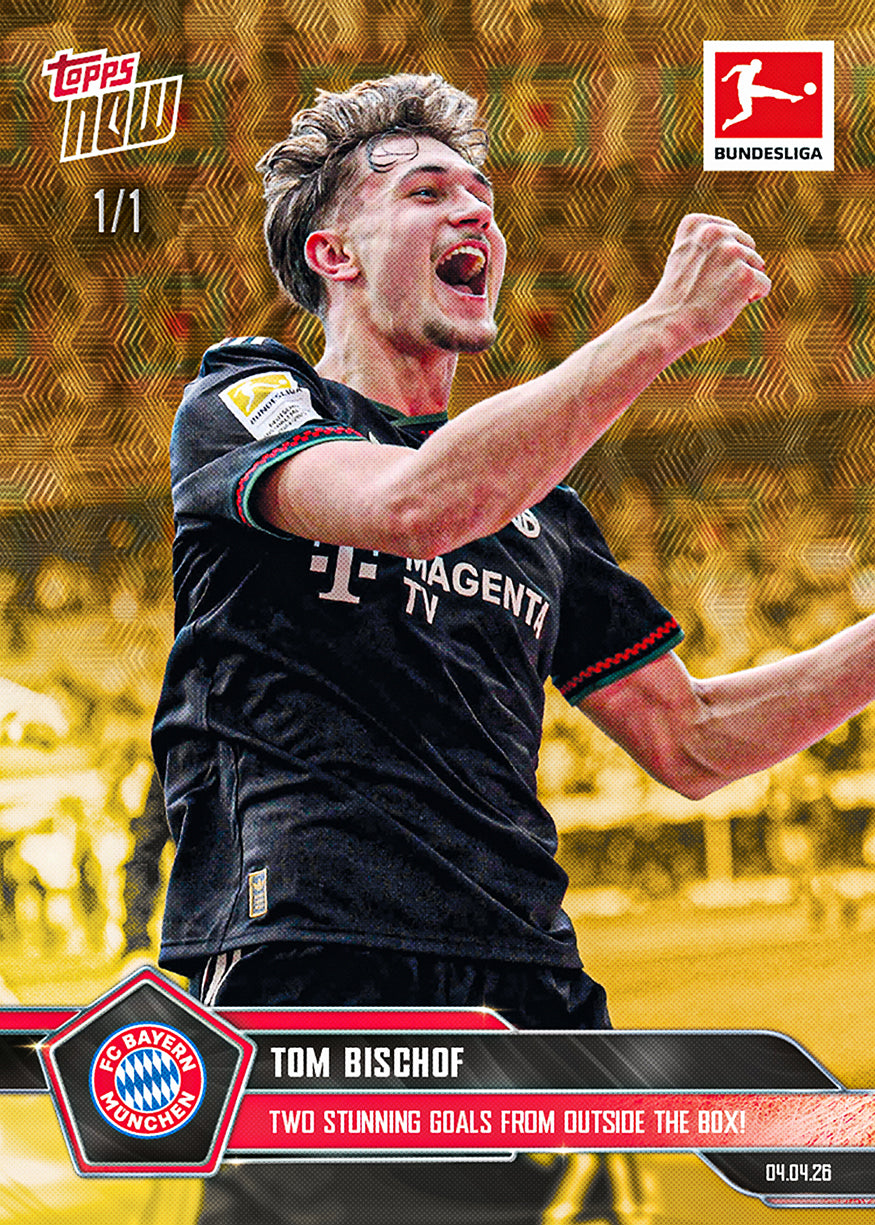 Tom Bischof - 2025-26 Bundesliga Topps NOW - Card 161 - PR: 864 - Image 2