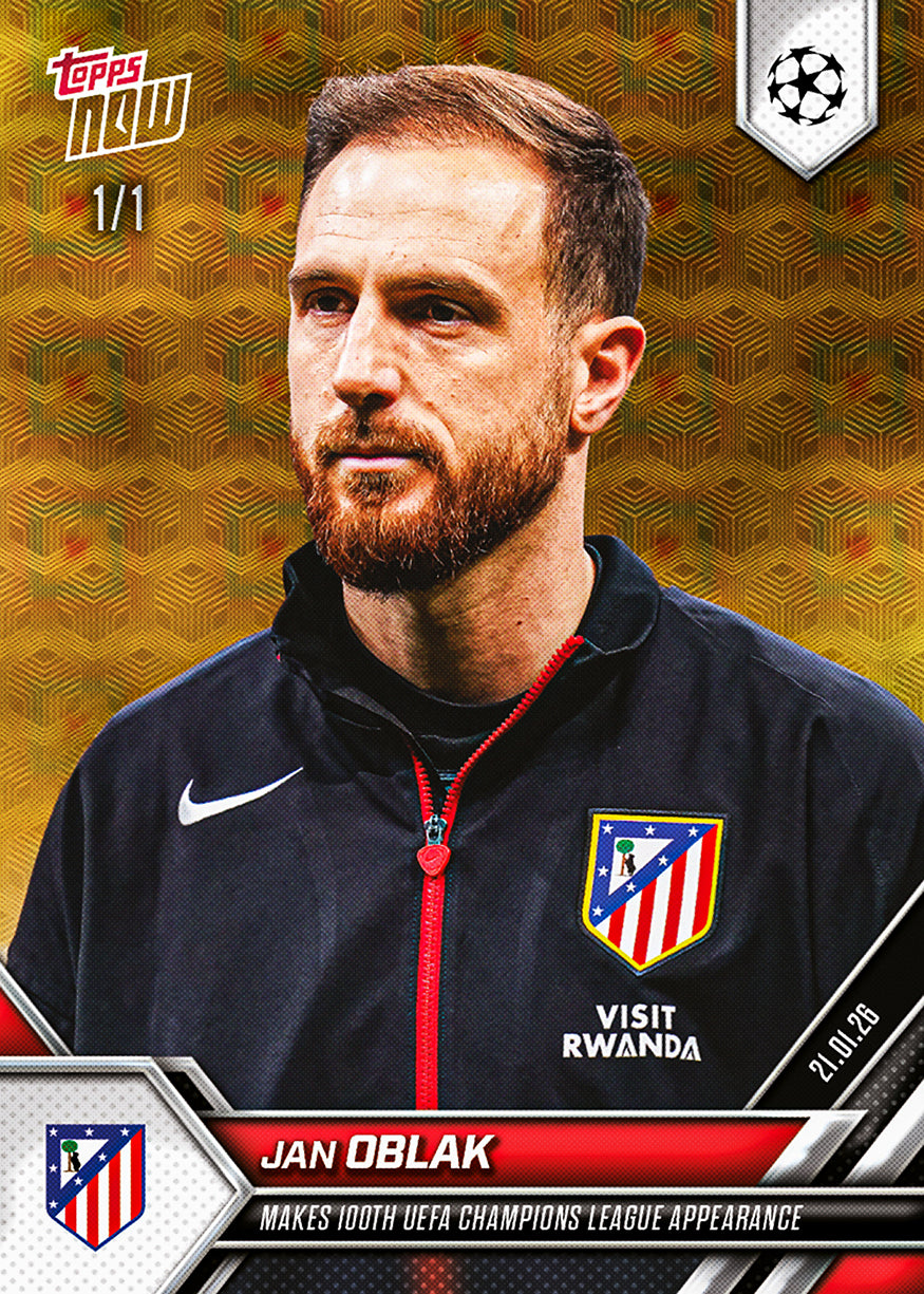 Jan Oblak - 2025-26 UCL Topps NOW - Card 79 - PR: 274 - Image 2
