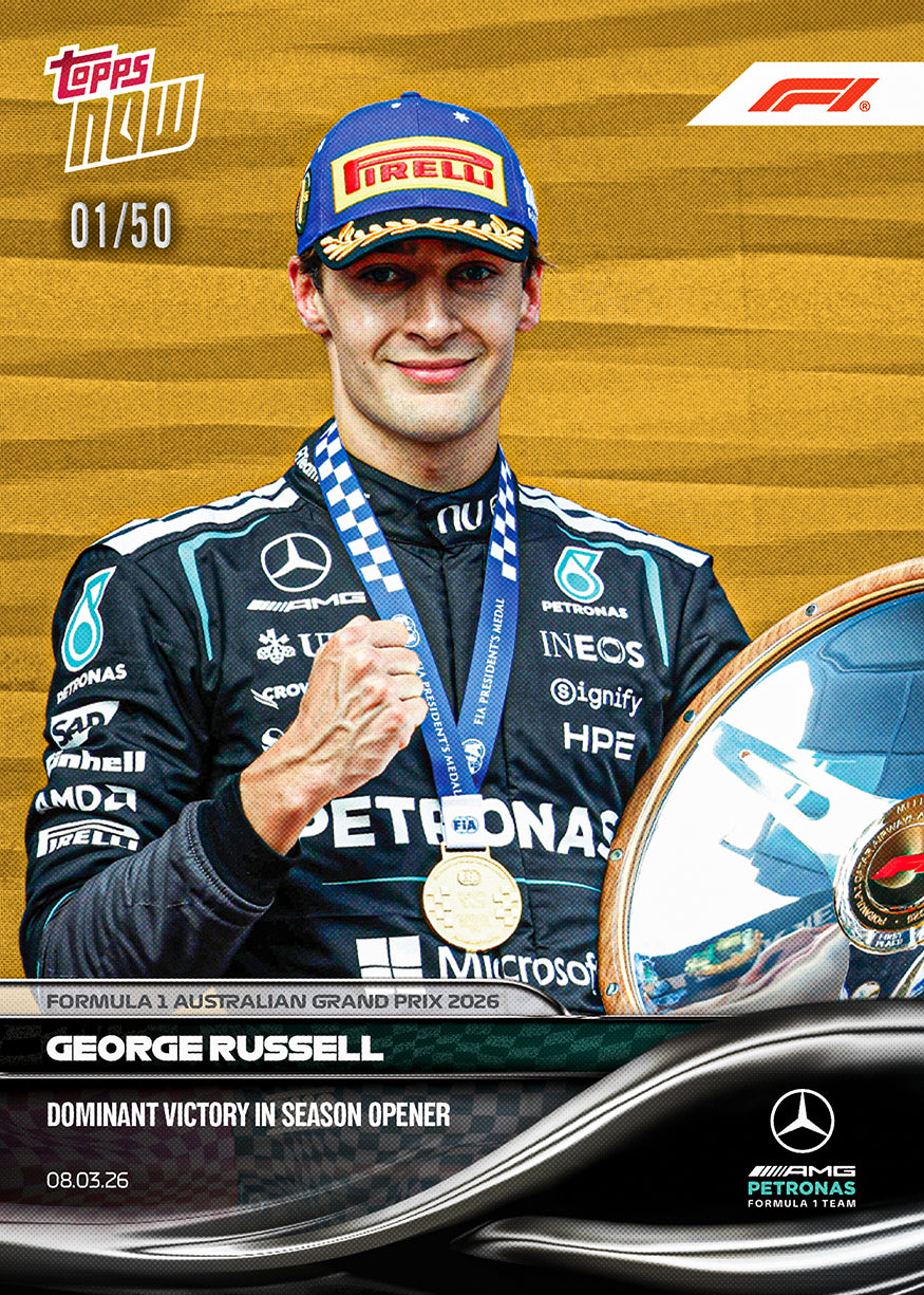 George Russell - 2026 Formula 1 Topps NOW - Card 14 - PR: 5007 - Image 7