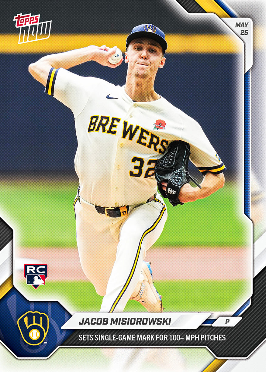 Jacob Misiorowski - 2026 MLB Topps NOW - Card 244 - PR: 7702