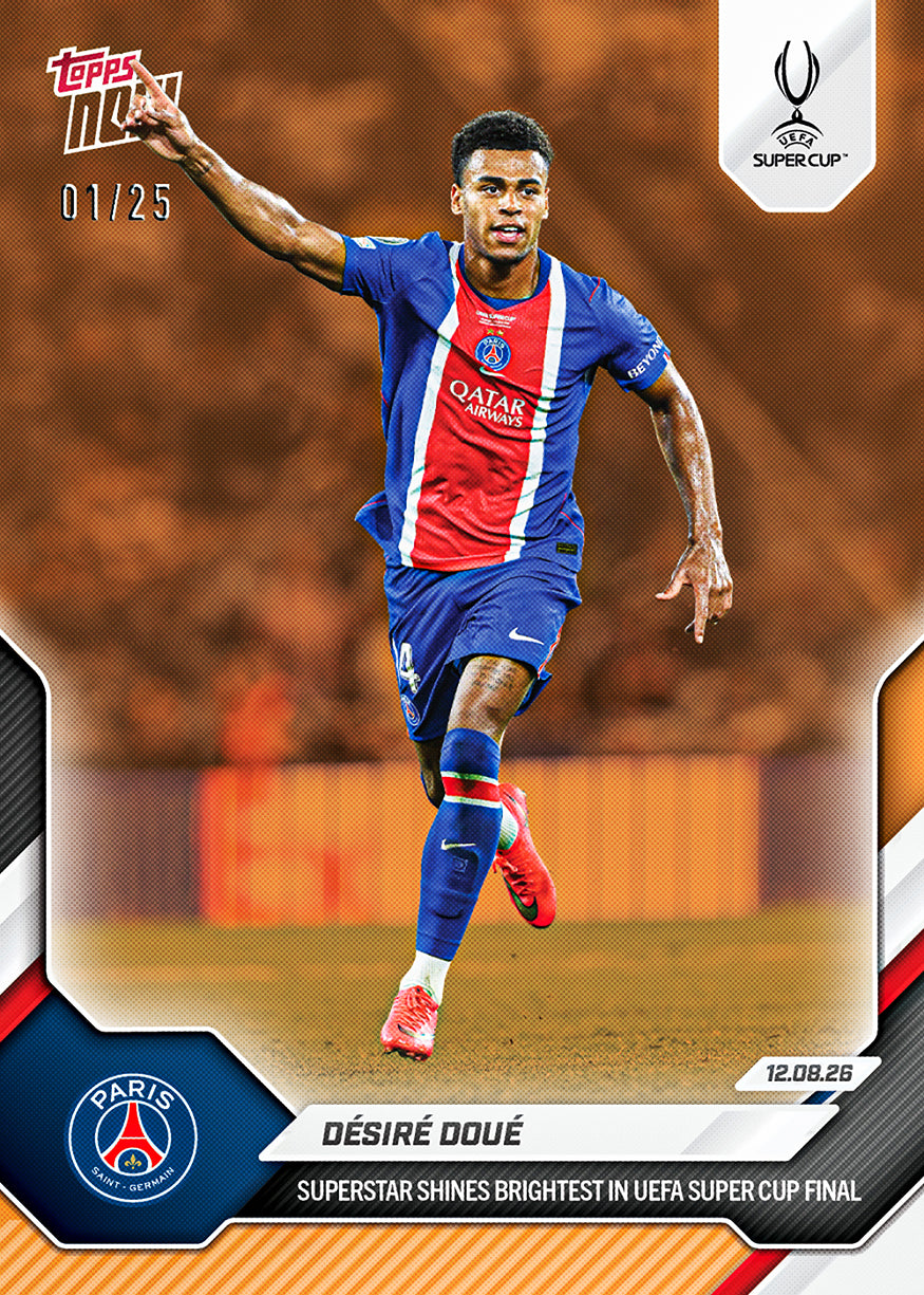 Désiré Doué - 2026-27 UCL Topps NOW Card 2 - PR: 2997 - Image 7