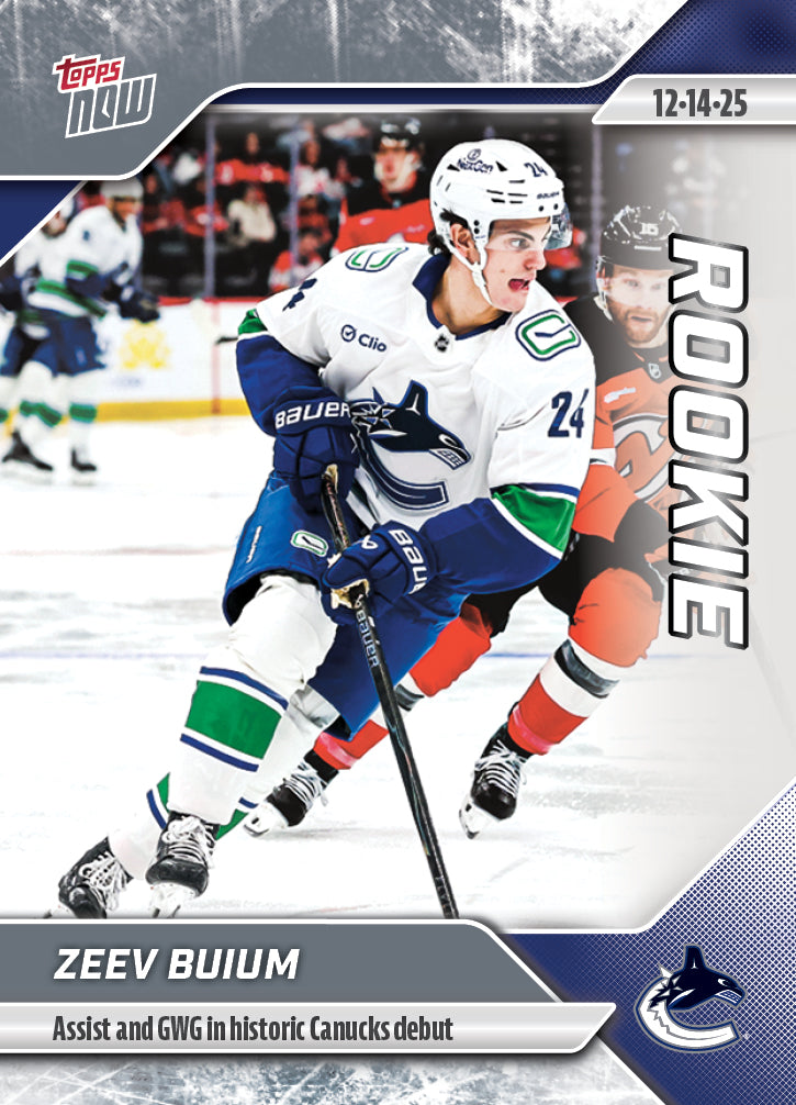 Zeev Buium - 2025-26 NHL Topps NOW - Sticker # 61 Pack - PR: 285