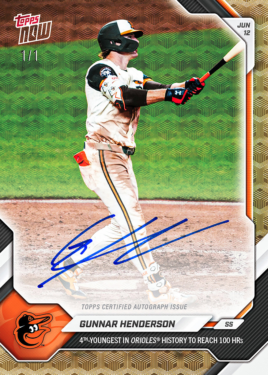 Gunnar Henderson - 2026 MLB Topps NOW - Card 324 - PR: 1747 - Image 2