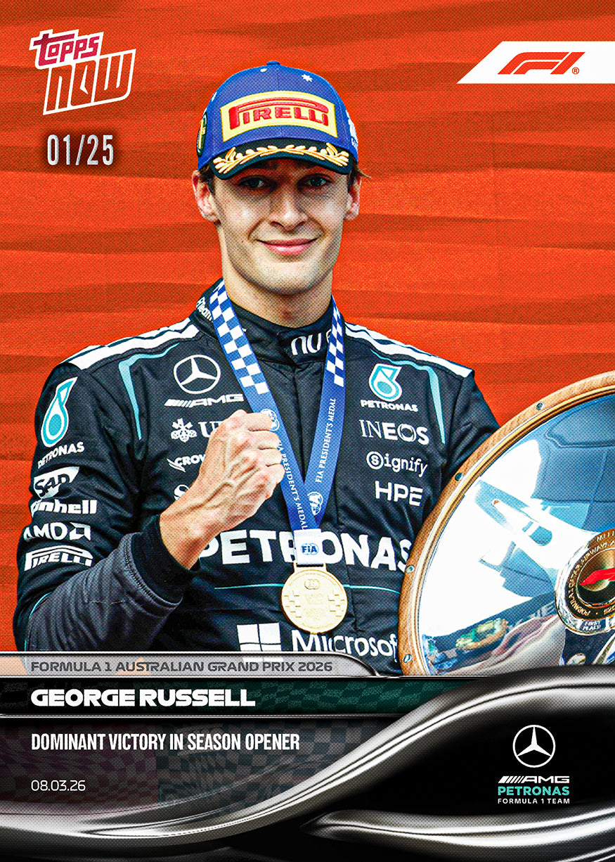 George Russell - 2026 Formula 1 Topps NOW - Card 14 - PR: 5007 - Image 6
