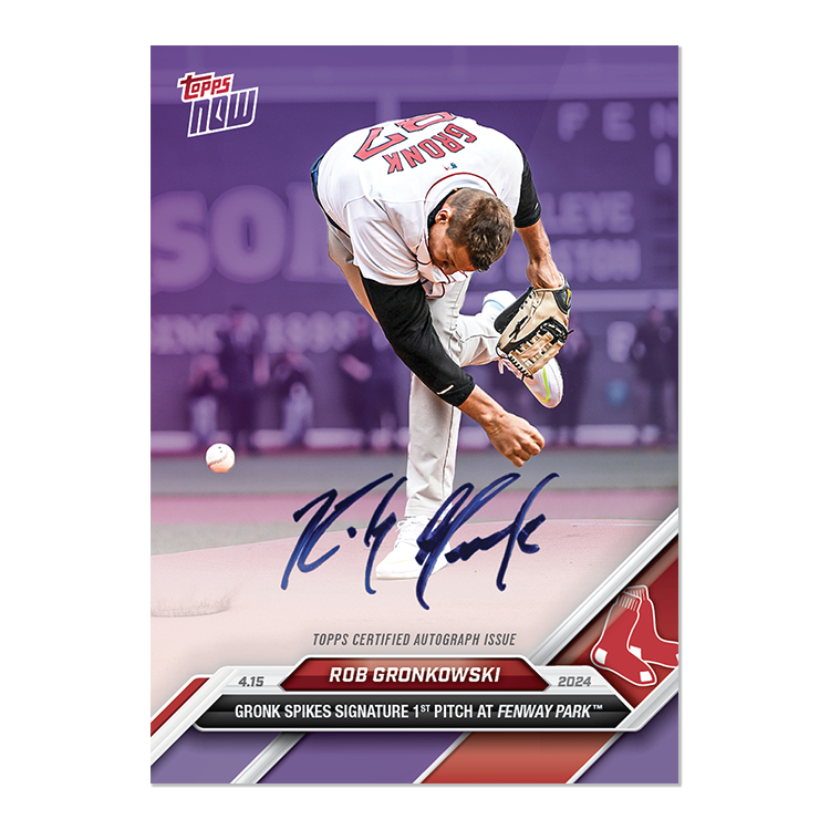 On-Card Autograph # to 49 or Lower - Rob Gronkowski - 2024 MLB TOPPS NOW Card 78 - Image 4