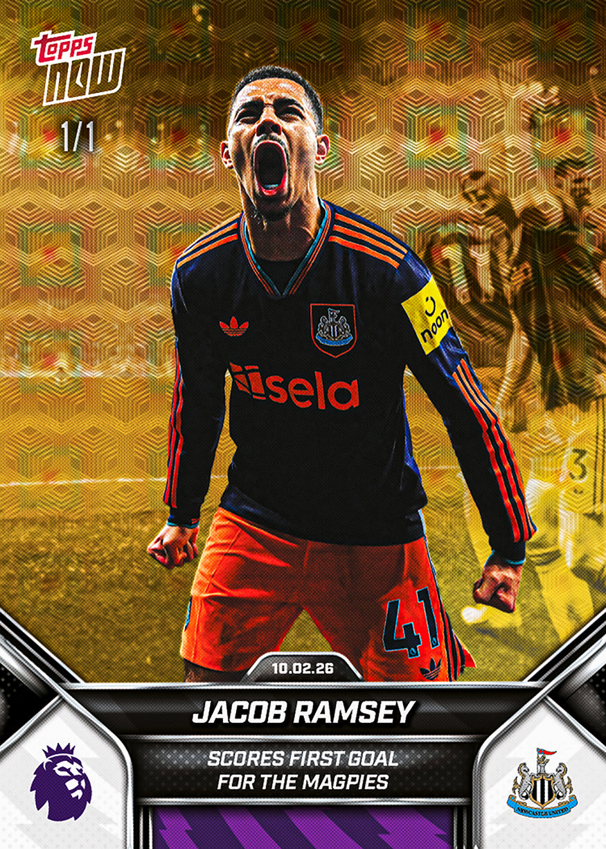 Jacob Ramsey - 2025-26 Premier League Topps NOW - Card 135 - PR: 240 - Image 2