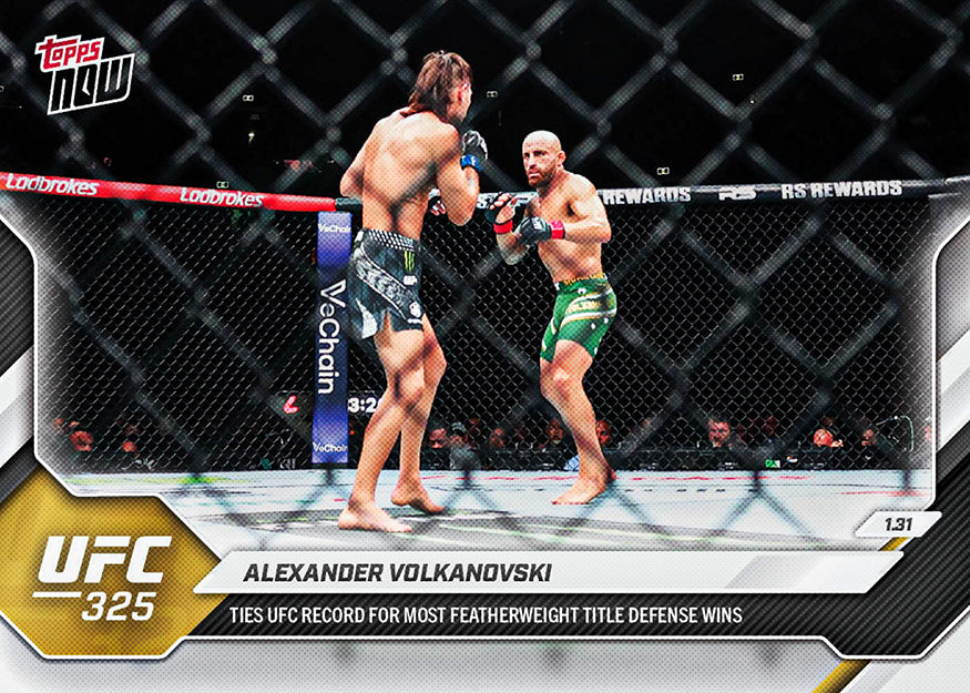 Alexander Volkanovski - 2026 UFC Topps NOW - Card 4 - PR: 1946 - Image 2