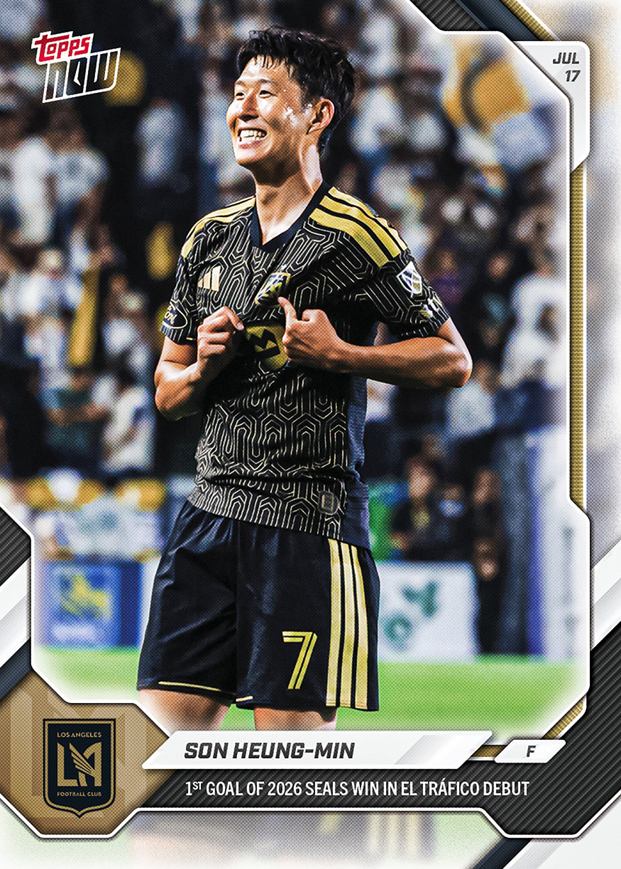Son Heung-Min - 2026 MLS Topps NOW - Card 54 - PR: 1046