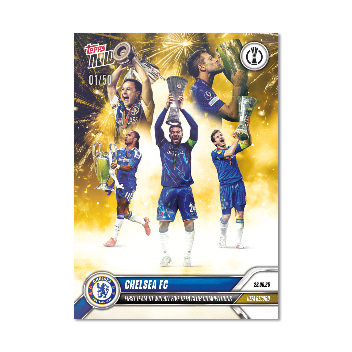 Chelsea FC - 2024-25 UECL Topps NOW - Card 16 - PR: 3457 - Image 6