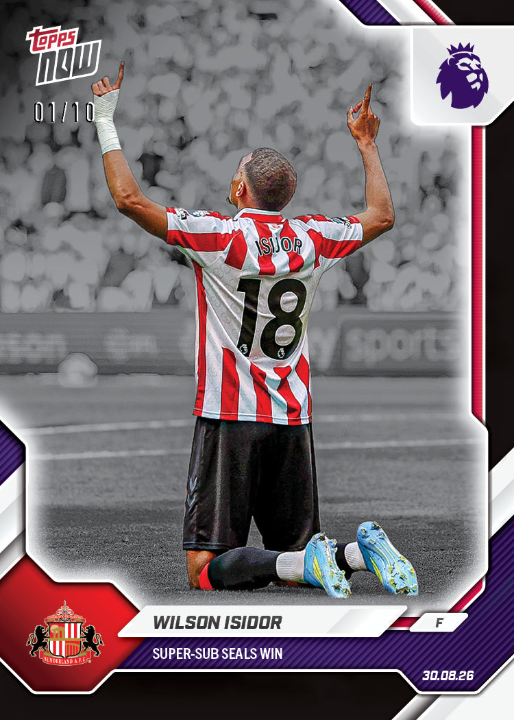 Wilson Isidor - 2026-27 Premier League Topps NOW - Card 15 - Image 4