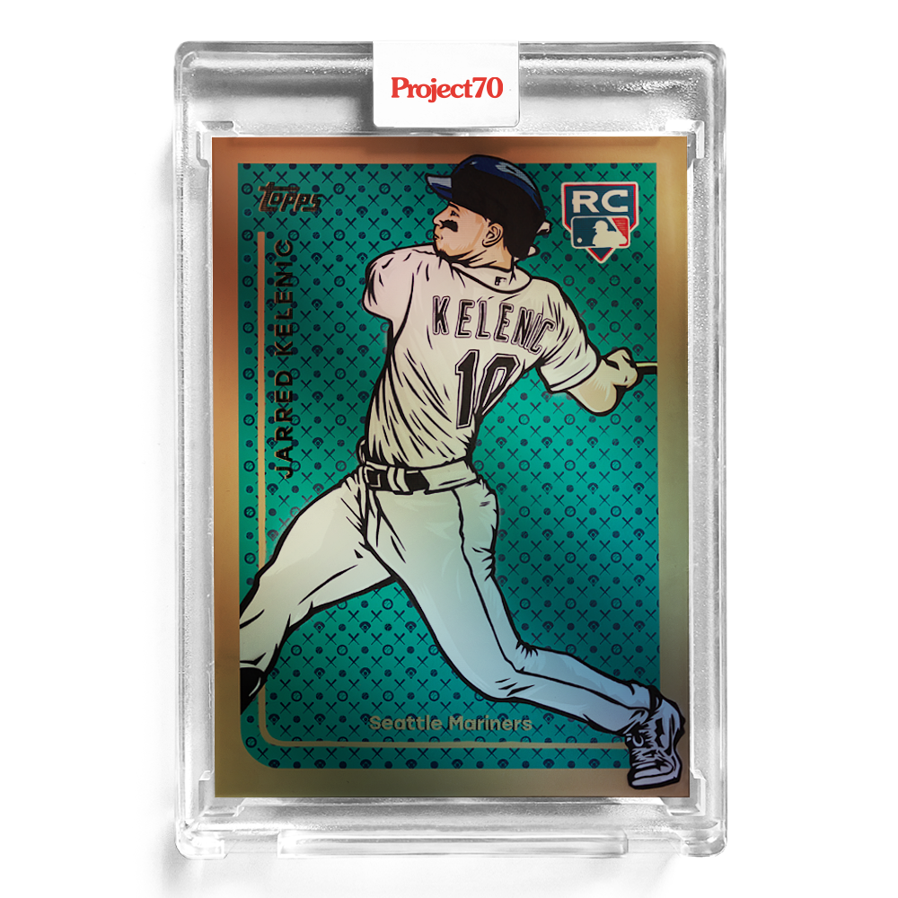 Topps Project70 Card 202 - 1999 Jarred Kelenic by Blake Jamieson - Print Run: 5618 - Image 3