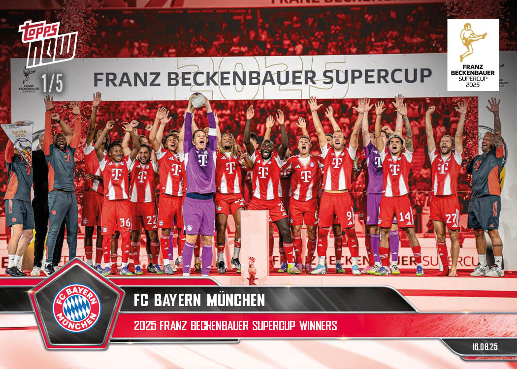 FC Bayern München - 2025-26 Bundesliga Topps NOW Card 1 - PR: 704 - Image 3