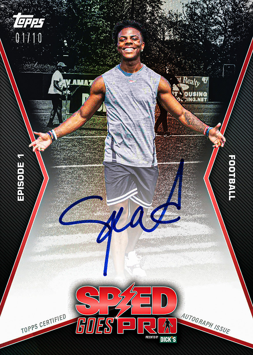 2025 Topps Speed Goes Pro - 5 Card Pack - Image 8