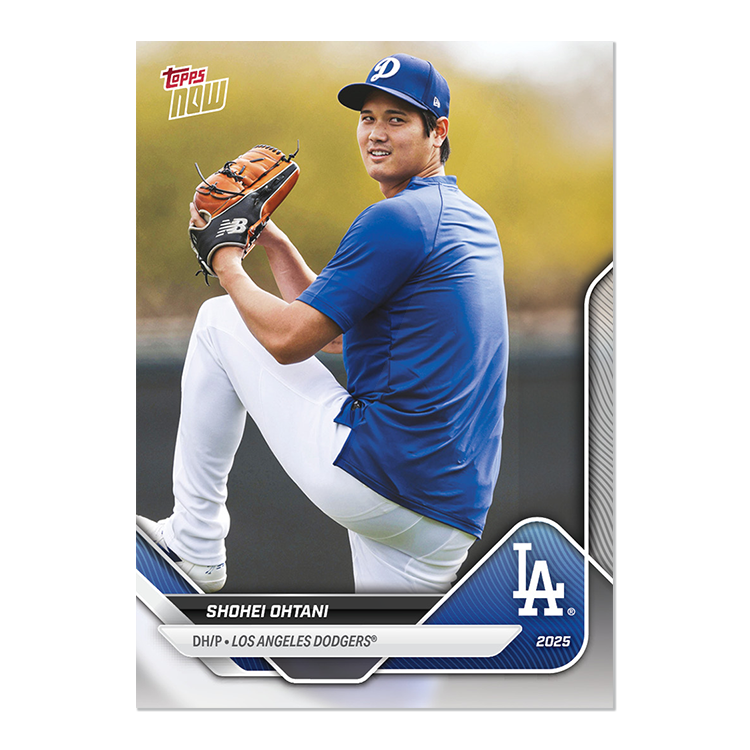 Alternative view of 2025 Los Angeles Dodgers MLB Topps NOW Road To Opening Day 11-Card Team Set - PR: 4029