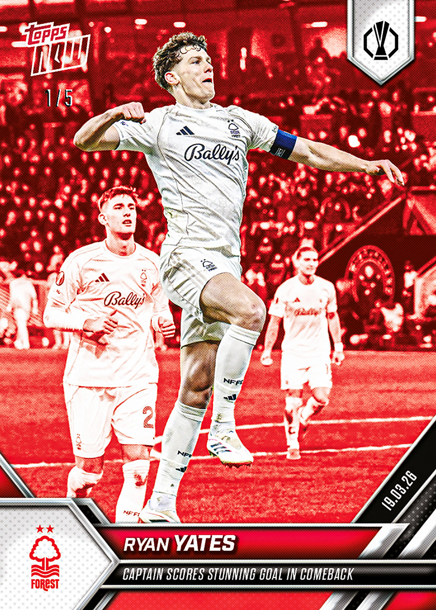 Ryan Yates - 2025-26 UEL Topps NOW - Card 23 - PR: 180 - Image 3