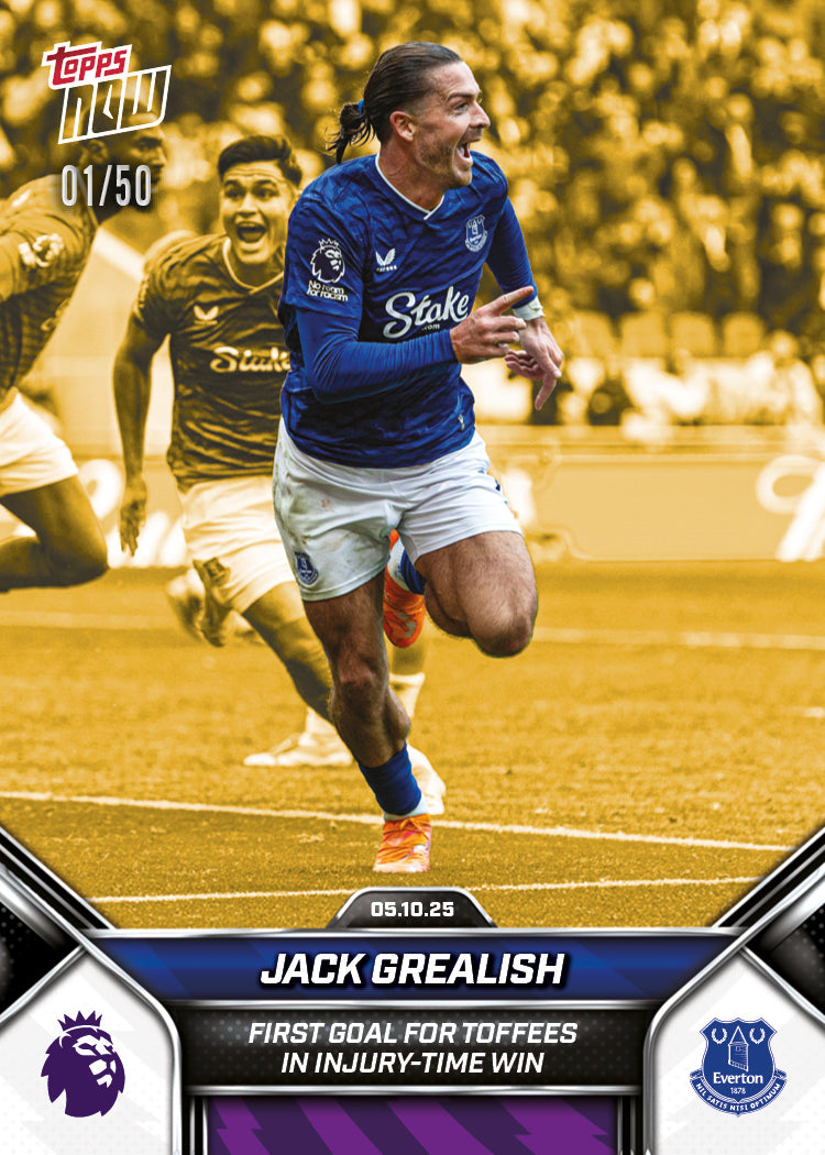 Jack Grealish - 2025-26 Premier League Topps NOW - Card 33 - PR: 405 - Image 6