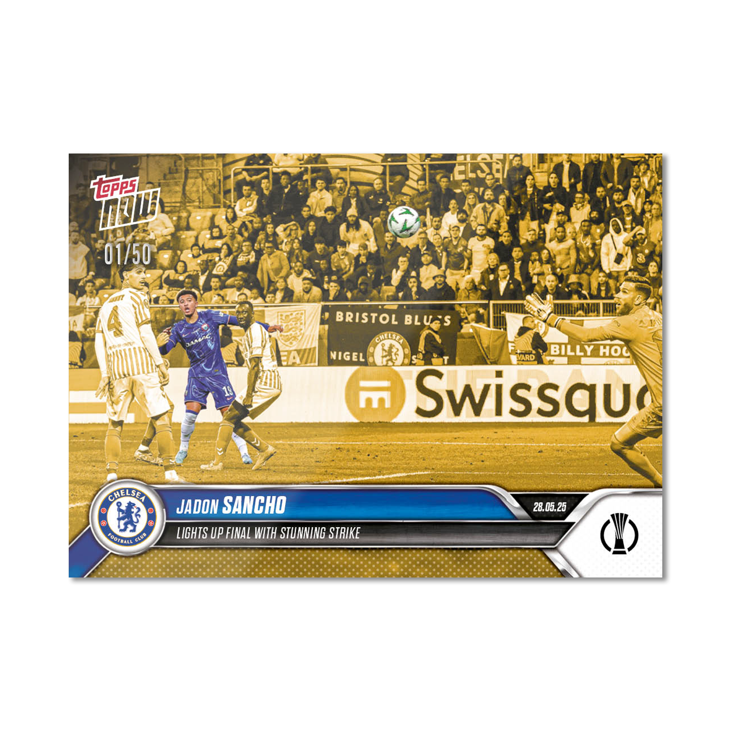 Jadon Sancho - 2024-25 UECL Topps NOW - Card 14 - PR: 334 - Image 6