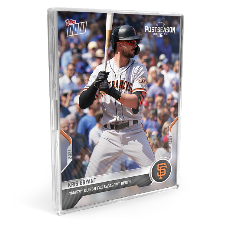 2021 San Francisco Giants TOPPS NOW Postseason 10-Card Team Set - PR: 878