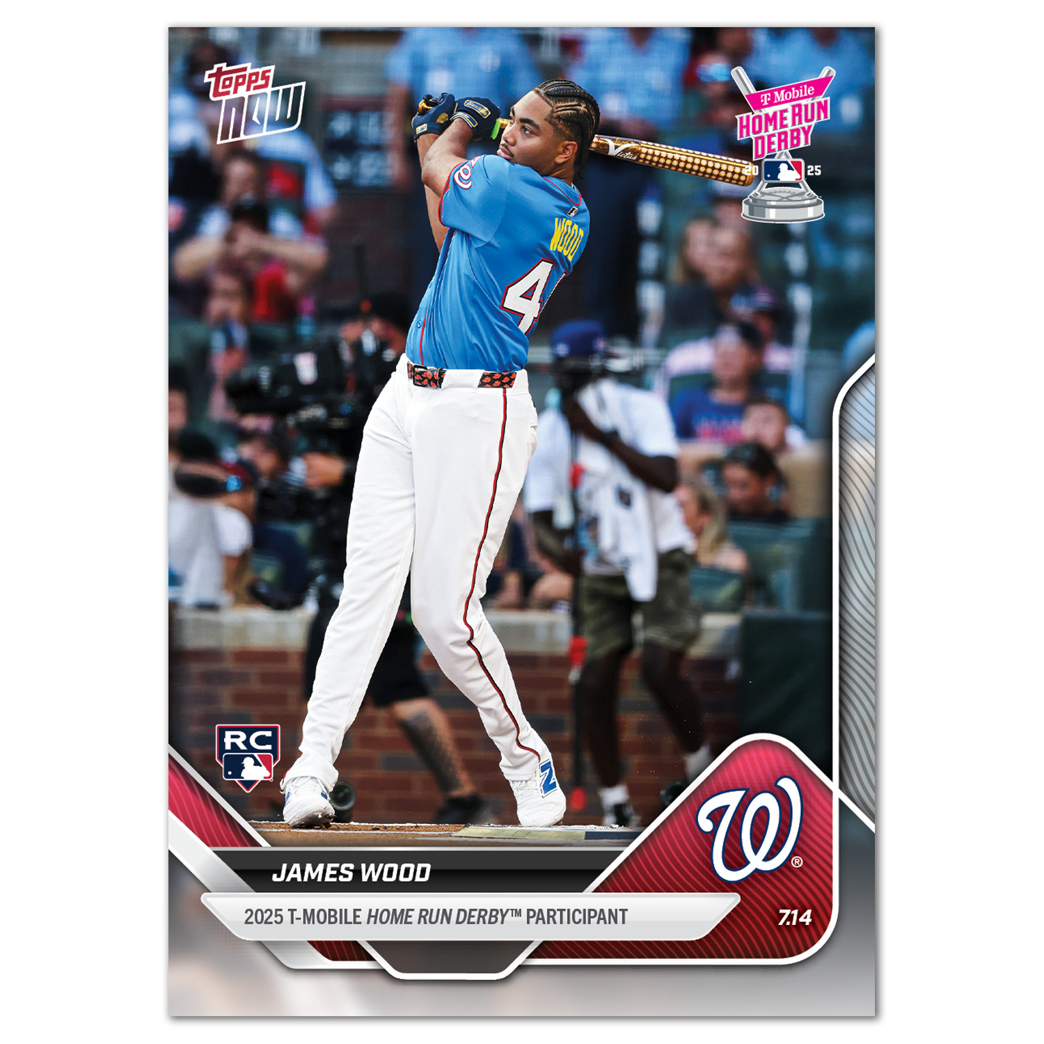 2025 Home Run Derby Set - MLB Topps NOW - 9 Card Set - PR: 3816 - Image 7