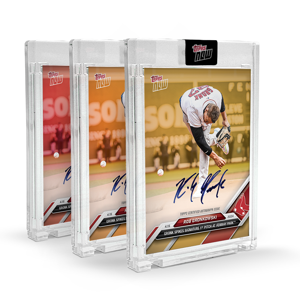 On-Card Autograph # to 49 or Lower - Rob Gronkowski - 2024 MLB TOPPS NOW Card 78 - Image 2