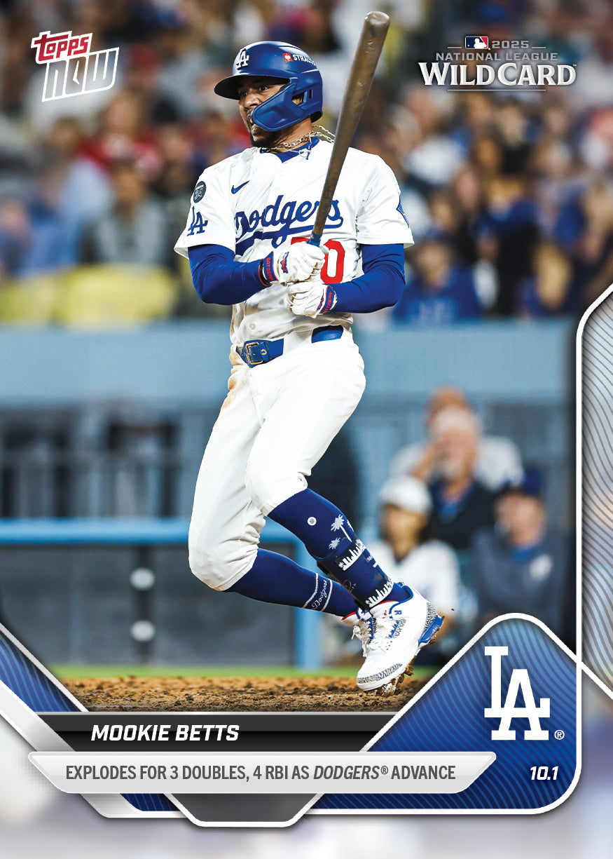 Mookie Betts - 2025 MLB Topps NOW - Card 811 - PR: 1330