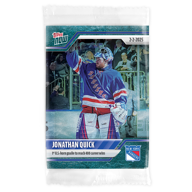 Jonathan Quick - 2024-25 NHL Topps NOW - Sticker # 105 Pack - PR: 290 - Image 2