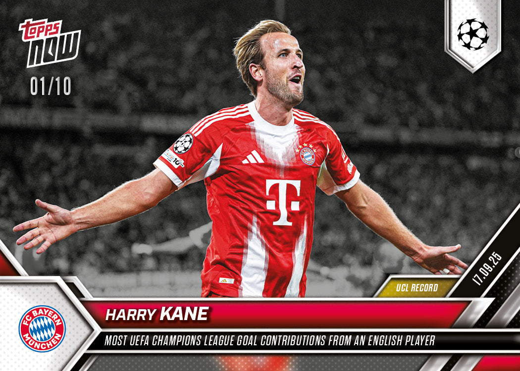 Harry Kane - 2025-26 UCL Topps NOW - Card 17 - PR: 492 - Image 5