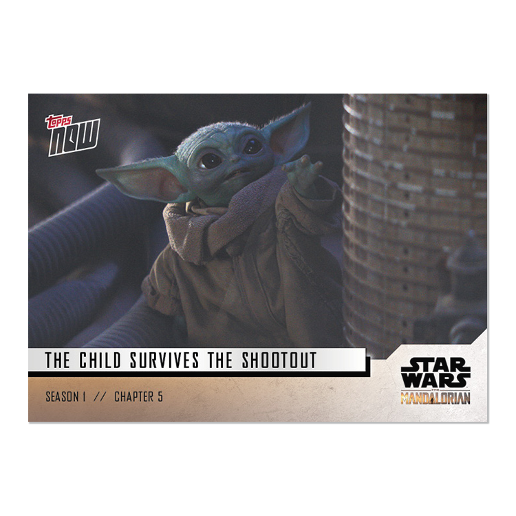 Star Wars: The Mandalorian TOPPS NOW 5-Card Pack - S1 : Chapter 5 - Print Run: 1179 - Image 10