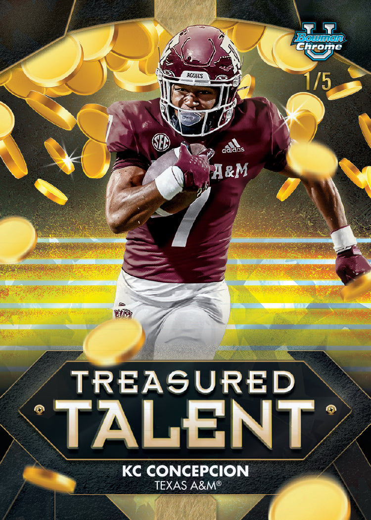 2025 Bowman University Chrome Football Sapphire Edition - Hobby Box - Sealed Case - Image 5