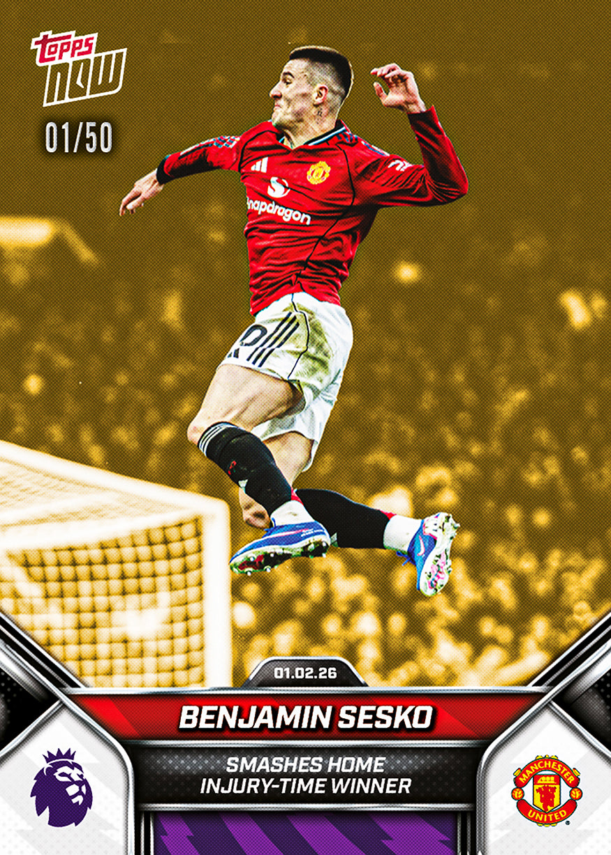 Benjamin Sesko - 2025-26 Premier League Topps NOW - Card 122 - PR: 978 - Image 6