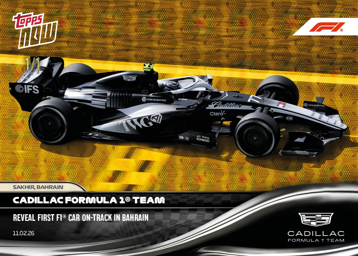 Cadillac Formula 1 Team - 2026 Formula 1 Topps NOW - Card 11 - PR: 8897 - Image 3