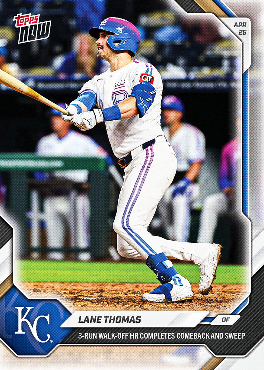 Lane Thomas - 2026 MLB Topps NOW - Card 129 - PR: 405