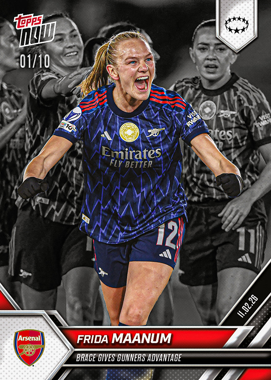 Frida Maanum - 2025-26 UWCL Topps NOW - Card 17 - PR: 328 - Image 4
