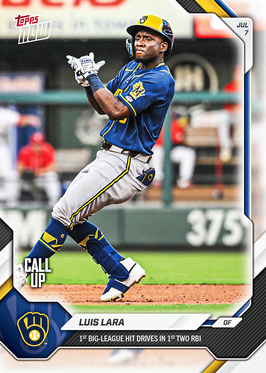Luis Lara - 2026 MLB Topps NOW - Card 426 - PR: 2101