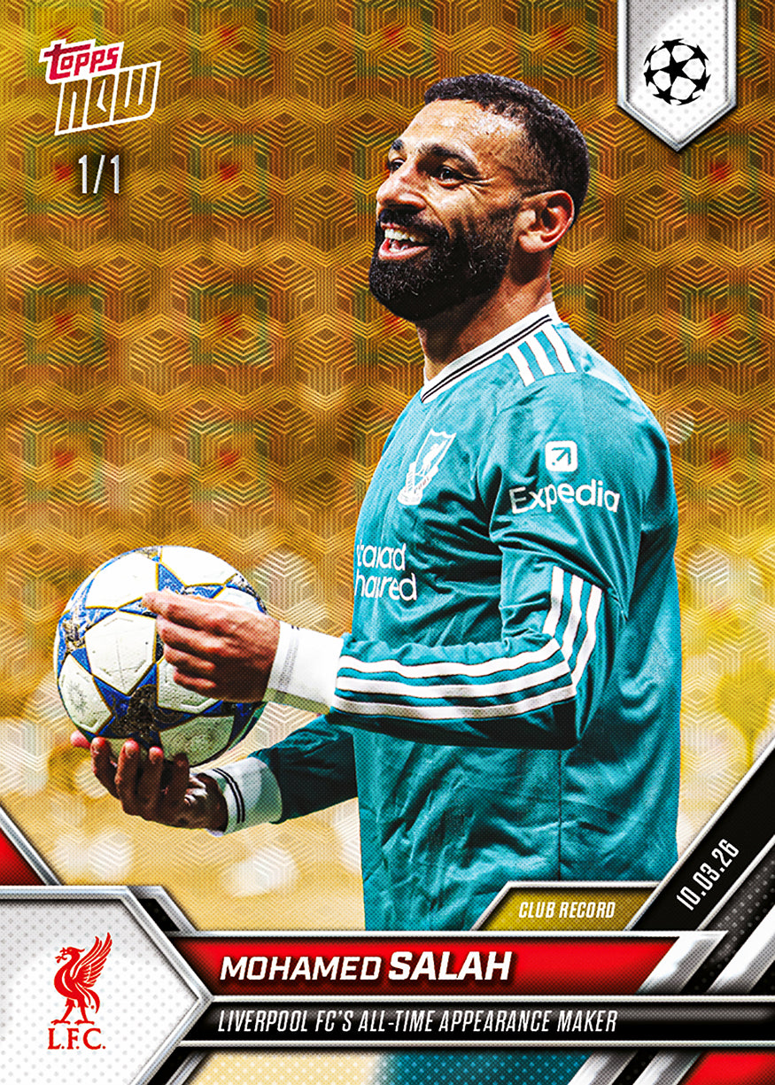 Mohamed Salah - 2025-26 UCL Topps NOW - Card 100 - PR: 1194 - Image 2