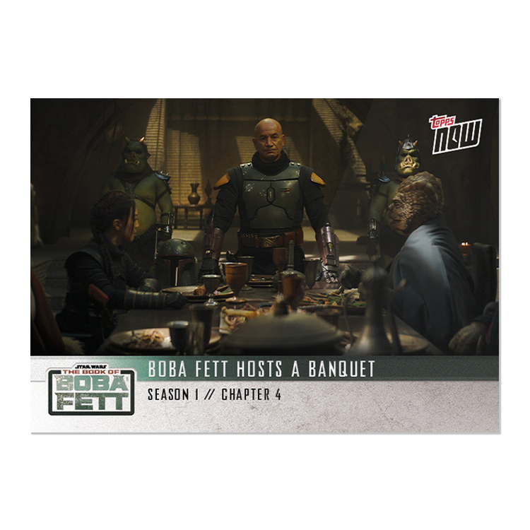 2022 Star Wars TOPPS NOW - 5-Card Pack - Book of Boba Fett Chapter 4 - PR: 1453 - Image 9